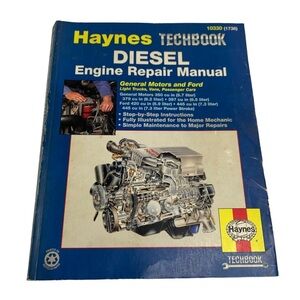 Hayne’s Techbook Written for do-it-yourselfer Diesel Engine Repair Manual SALE